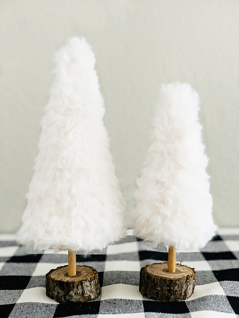 Faux Fur Trees