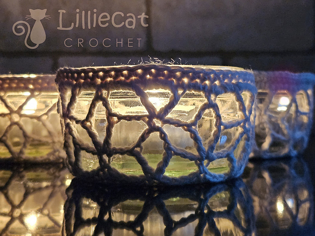 StarFlower: Glass Ramekin Tealight Candle Cover