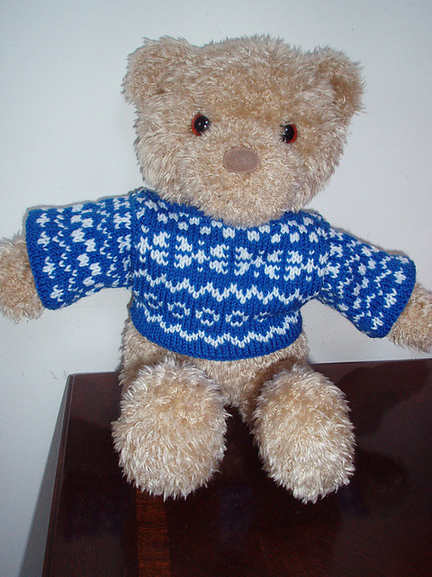 Sweet Sweater: Norwegian Teddy Bear Sweater
