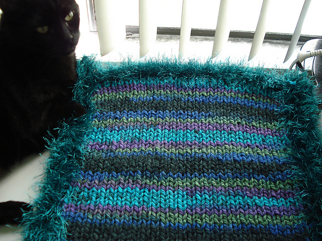 Dog Blanket With Fun Fur Edge