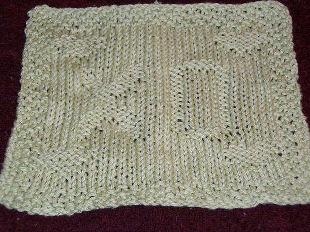 Hugs & Kisses Dishcloth