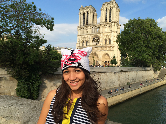 Graphed Beanie - Paris