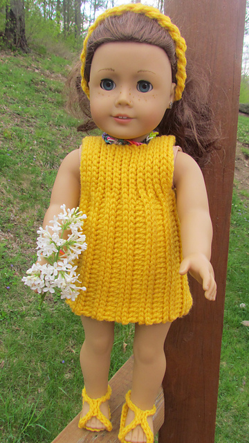 18 inch Doll Side to Side Mini Dress Set