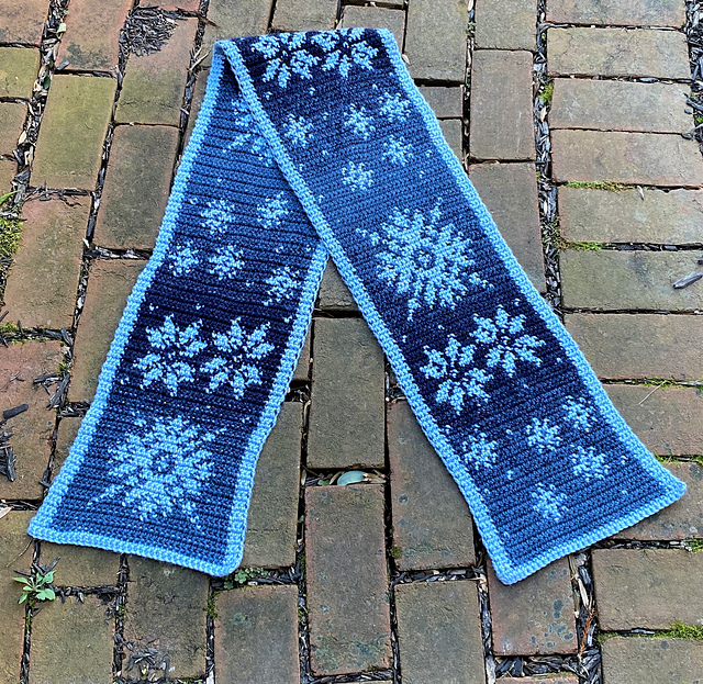 Snowy Night Scarf