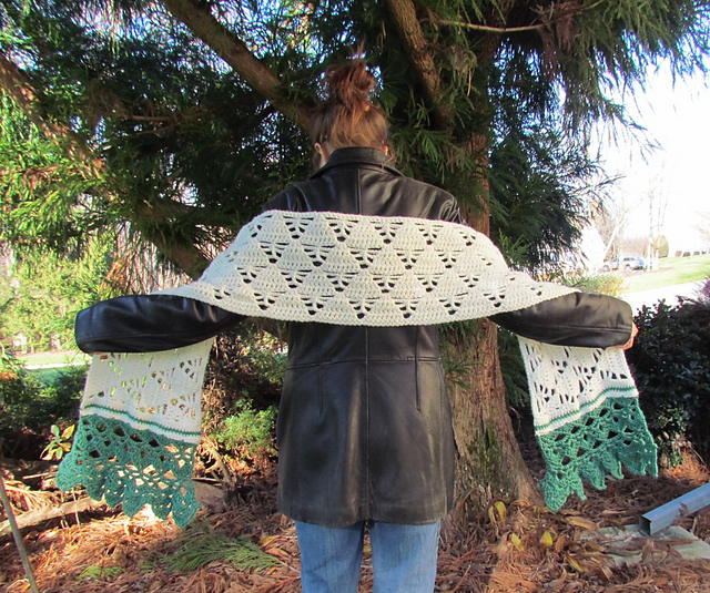 Winter Trees Scarf or Wrap