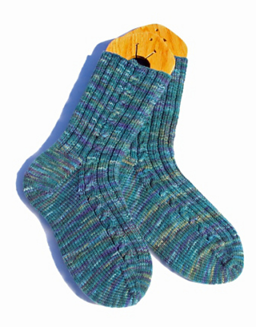 Little Cable Socks