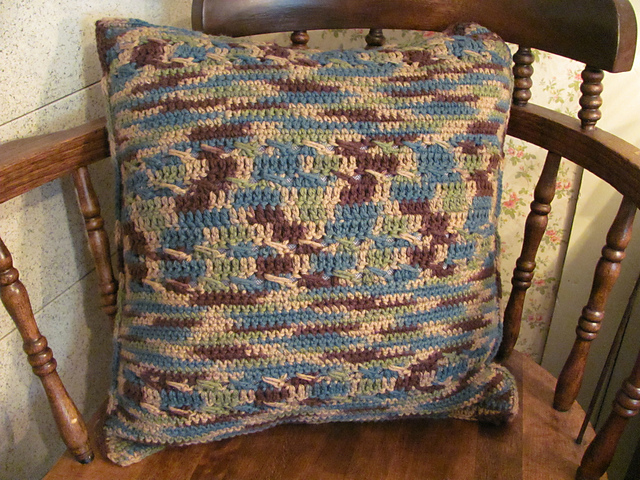 Beautiful Crochet Pillow