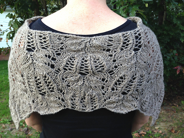 Frost Flowers Capelet