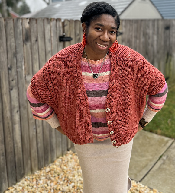 Ravelry: Stick Together Cardi pattern by Jessica Antonio
