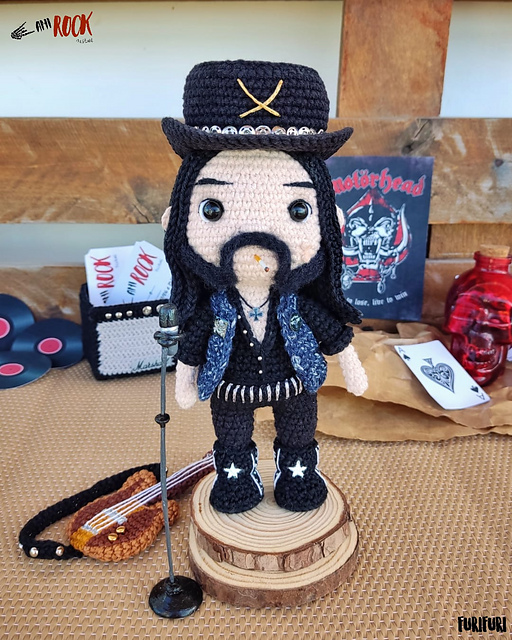 Lemmy Kilmister Amigurumi
