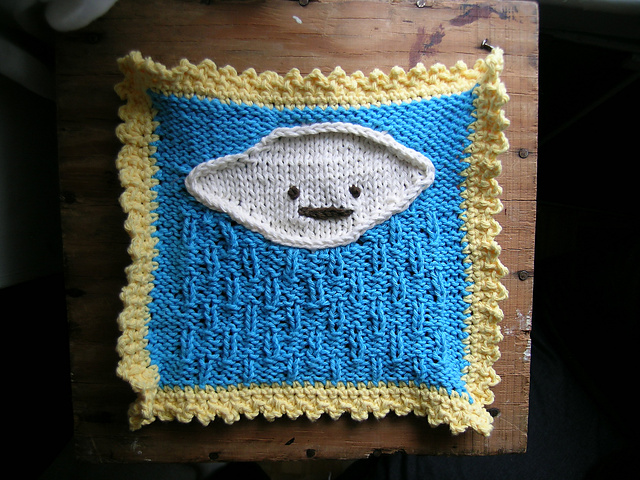 Spring Showers Washcloth