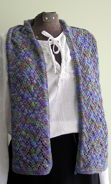 Ravelry: Ashley Lattice Scarf pattern by Cynthia Robinson