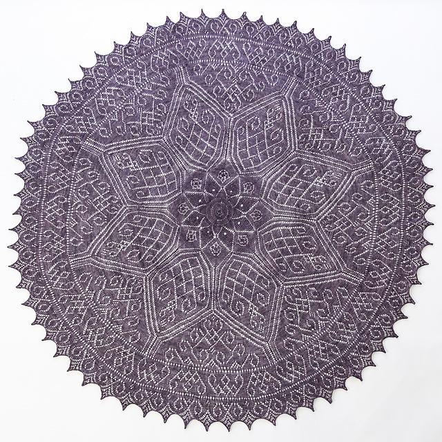 Venetian Light Shawl: Circular