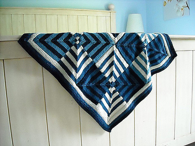 Mitered Square Blanket