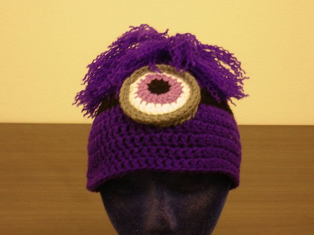 Evil Minion Ear Flap Hat