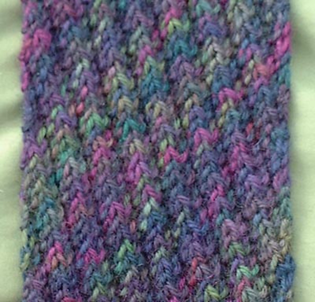 Bias Rib Scarf
