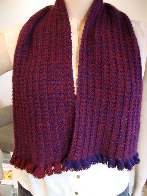 Mimi Beaded Ruffle Scarf
