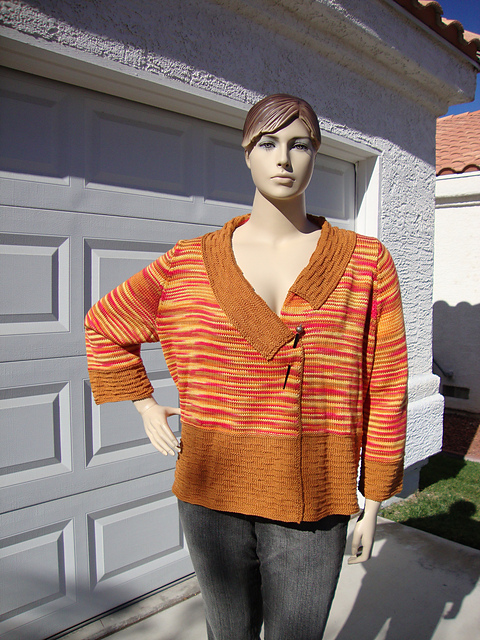 Ultra Pima Unbalanced Cardigan