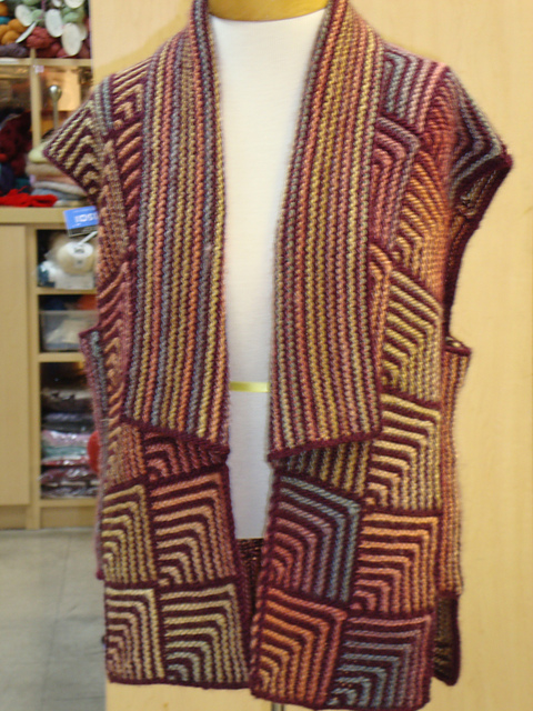 Mitered Square Vest