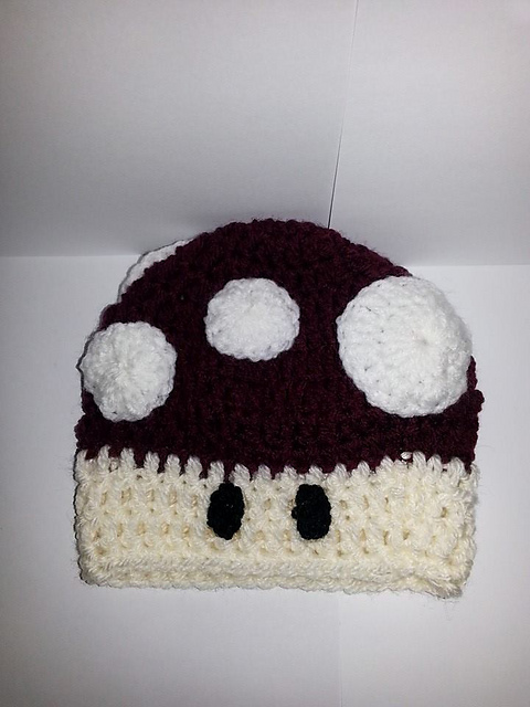 Mushroom beanie