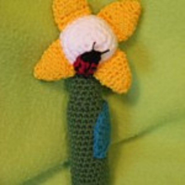 The Ladybug and the flower Rattle
