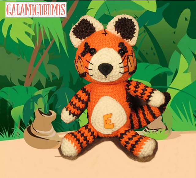 Tigre E Amigurumi