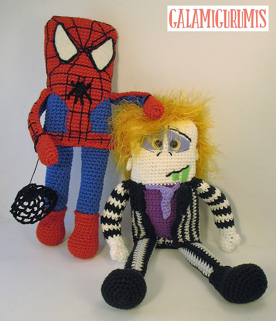 Spiderman y Bitelchus Muñecos Cuadrados
