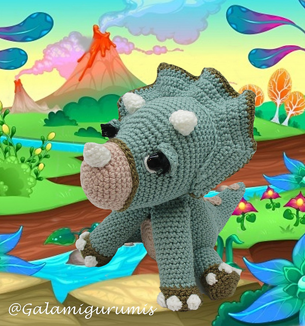 Triceratops Amigurumi
