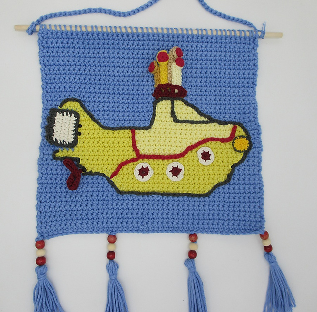 Tapiz Submarino Amarillo
