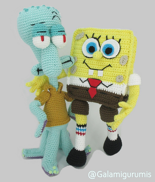 Peluche Bob Bob Esponja MuÃ±eco Grande Bob Esponja Amigurumi Paso