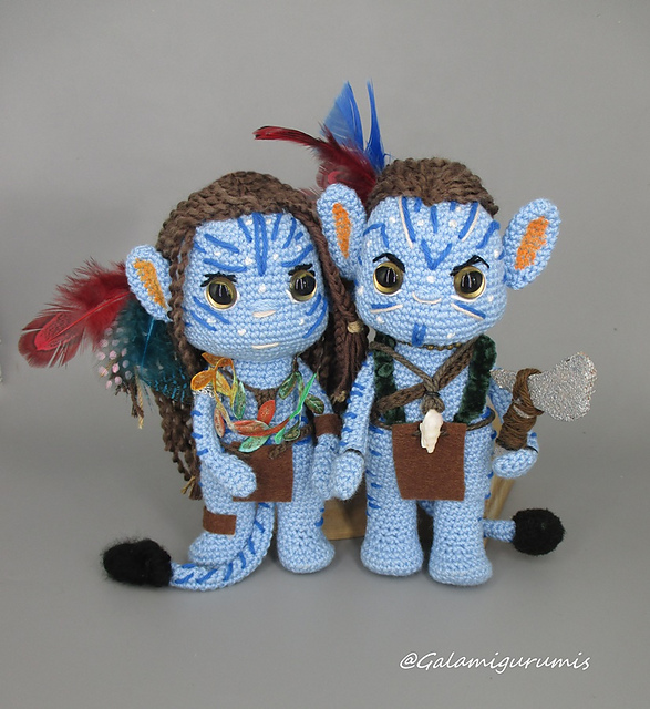 Neytiri y Jake de Avatar