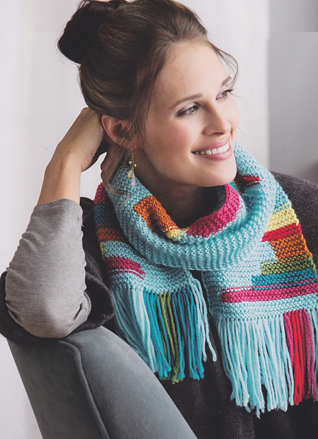 Intarsia Scarf