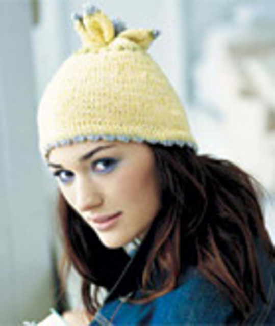 LEAF-TOPPED HAT