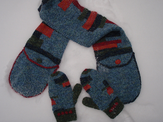 KATIA SCARF & MITTEN SET