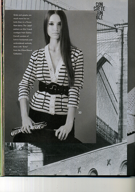 #30 Block Stripe Cardi 