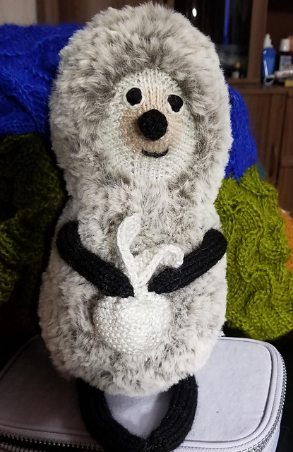 Hedgehog with little bag