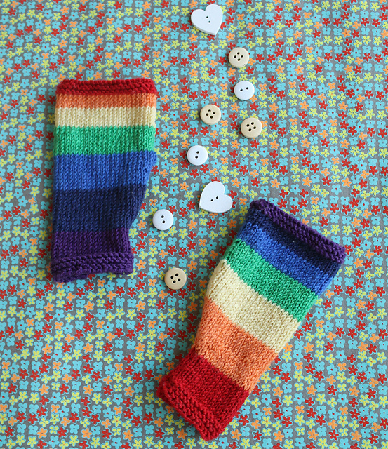 Rainbow baby legwarmers