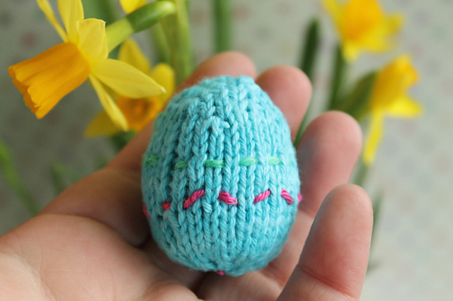 Embroidered Easter egg