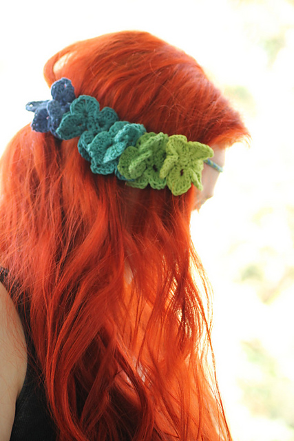 Ombre festival headband