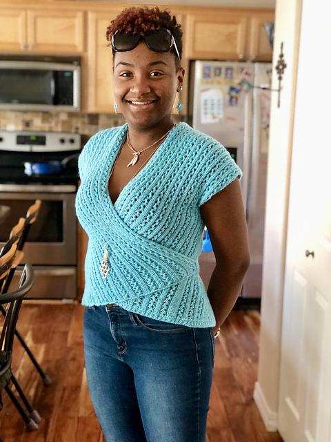 Ravelry: Tantric Puzzle Top pattern by Anne Carroll Gilmour