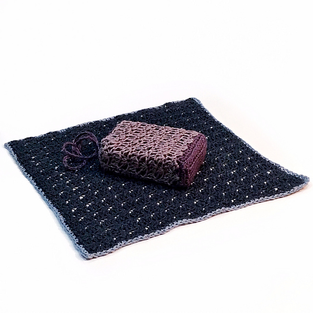 Spa Cloth & Soap Saver in Crochet