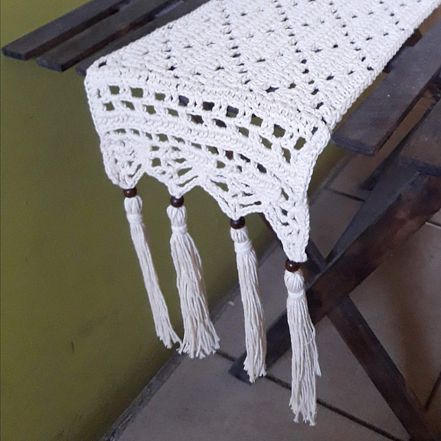 Boho table runner