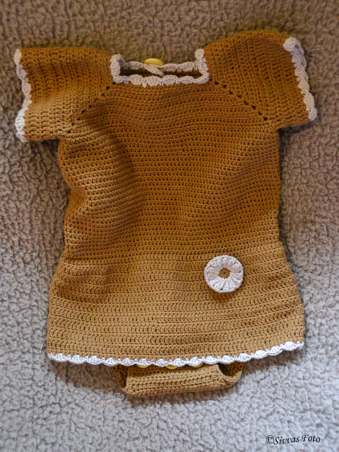 Heklet Bodykjole str 6-9 mndr