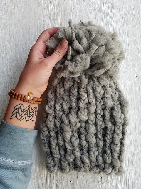 Pompoms Out Beanie