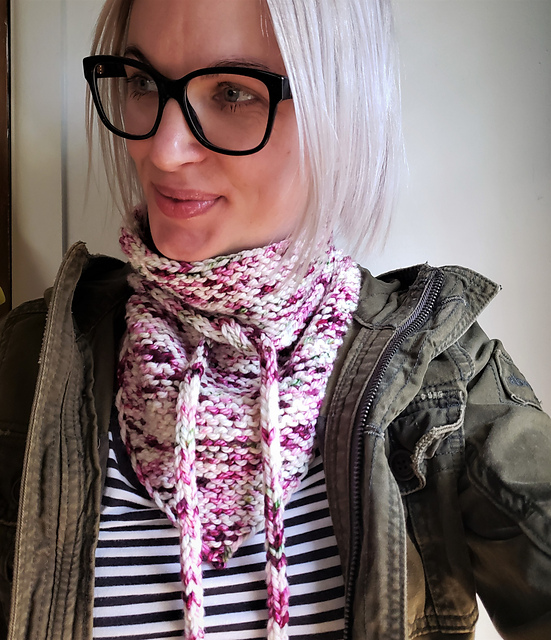 Ravelry Ad Astra Wrap pattern by Swiss Pointe Designs