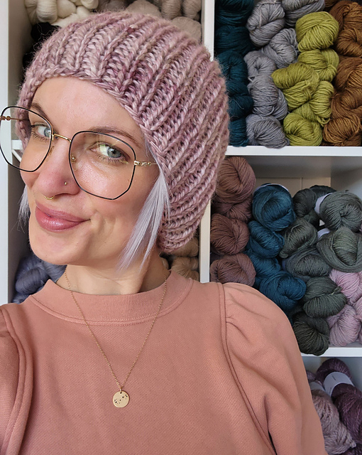 Ravelry The Studio Slouch Hat pattern by Swiss Pointe Designs