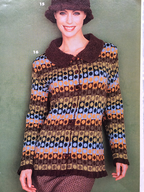#16 Color Print Cardigan