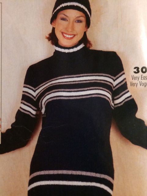 #30 Striped Turtleneck