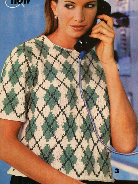 #03 Argyle Tee Top