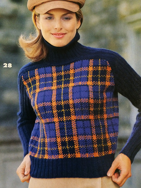 #28 Plaid Pullover